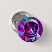 Astronautenkatze Button (Vorne & Hinten)