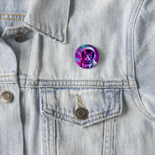 Astronautenkatze Button