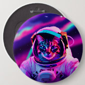 Astronautenkatze Button (Vorne & Hinten)