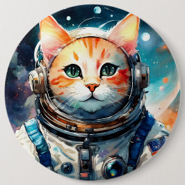 Astronautenkatze Button