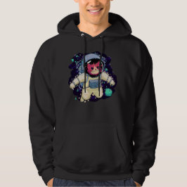Astronautenkatze farbig hoodie