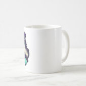 Astronautenkatze farbig kaffeetasse (VorderseiteRechts)
