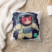 Astronautenkatze farbig kissen (Decke)