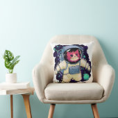 Astronautenkatze farbig kissen (Stuhl )
