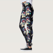 Astronautenkatze farbig leggings (Links)