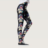 Astronautenkatze farbig leggings (Rechts)
