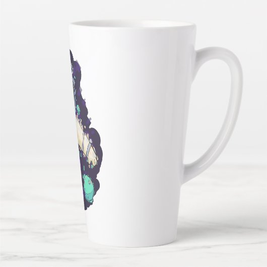 Astronautenkatze farbig milchtasse (Rechts)