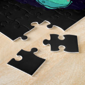 Astronautenkatze farbig puzzle (Seite)