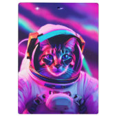 Astronautenkatze Klemmbrett (Rückseite)
