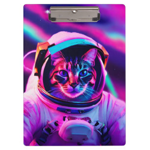 Astronautenkatze Klemmbrett