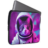 Astronautenkatze Laptopschutzhülle (Vorne Rechts)