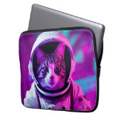 Astronautenkatze Laptopschutzhülle (Vorderseite Links)