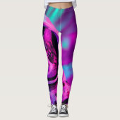 Astronautenkatze Leggings (Vorderseite)