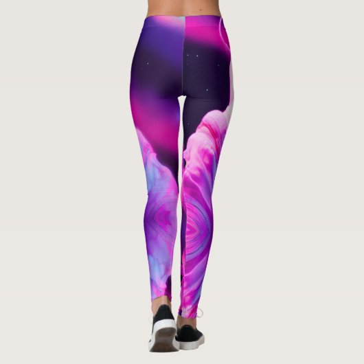Astronautenkatze Leggings (Rückseite)