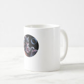 Astronautenkatze mit Planet Kaffeetasse (VorderseiteRechts)