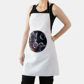 Astronautenkatze mit Planet Schürze (InSitu)