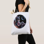 Astronautenkatze mit Planet Tasche (Von Nahem)