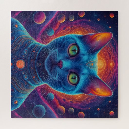 Astronautenkatze Puzzle (Horizontal)