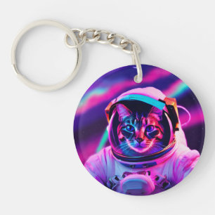 Astronautenkatze Schlüsselanhänger