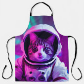 Astronautenkatze Schürze (Vorderseite)
