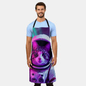 Astronautenkatze Schürze (Getragen)