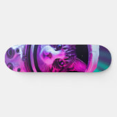 Astronautenkatze Skateboard (Horizontal)