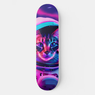 Astronautenkatze Skateboard