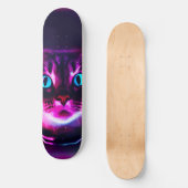 Astronautenkatze Skateboard (Vorderseite)
