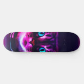 Astronautenkatze Skateboard (Horizontal)