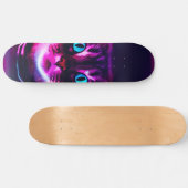 Astronautenkatze Skateboard (Horizontal)