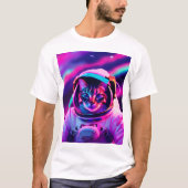 Astronautenkatze T-Shirt (Vorderseite)