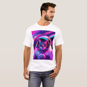 Astronautenkatze T-Shirt (Vorne ganz)