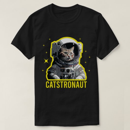 Astronautenkatze T-Shirt (Design vorne)