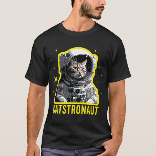 Astronautenkatze T-Shirt (Vorderseite)
