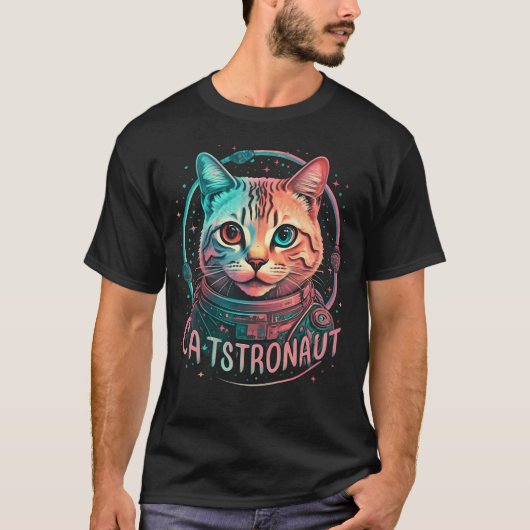 Astronautenkatze T-Shirt (Vorderseite)