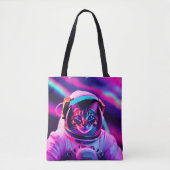 Astronautenkatze Tasche (Vorderseite)