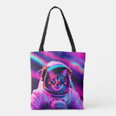 Astronautenkatze Tasche (Rückseite)