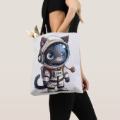 Astronautenkatze Tasche (Von Nahem)