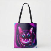 Astronautenkatze Tasche (Vorderseite)