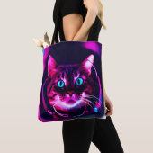 Astronautenkatze Tasche (Von Nahem)