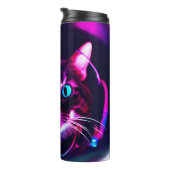 Astronautenkatze Thermosbecher (Nach rechts gedreht)