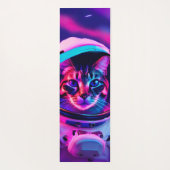 Astronautenkatze Yogamatte (Rückseite)