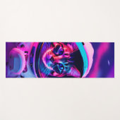 Astronautenkatze Yogamatte (Vorderseite (Horizontal))