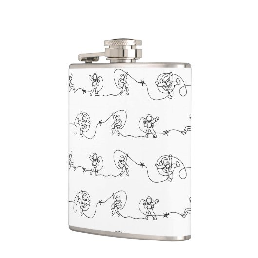 Astronautenkolben Flachmann (Links)