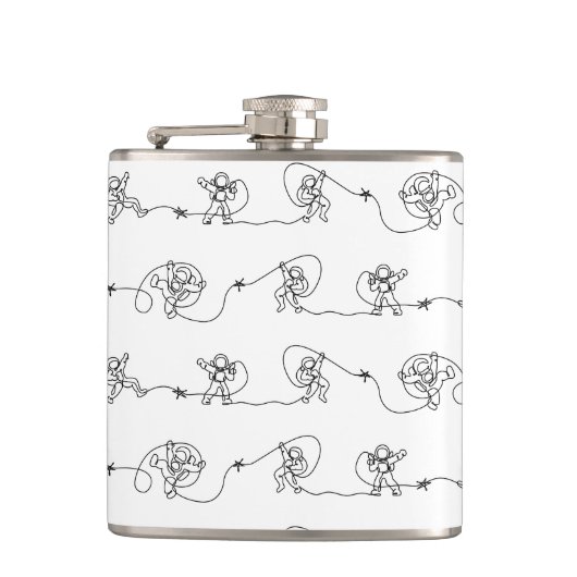 Astronautenkolben Flachmann (Vorderseite)