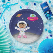 Astronautenkollege Pappteller (Party)