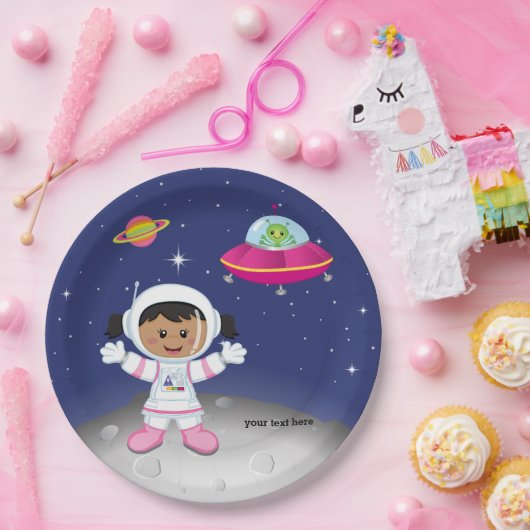 Astronautenkollege Pappteller (Party)