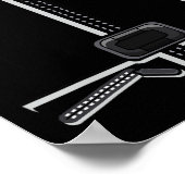 Astronautenkostüm für Kinder Männer Frauen Weltrau Poster (Ecke)