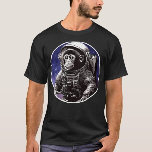 Astronautenkreis T-Shirt (Vorderseite)
