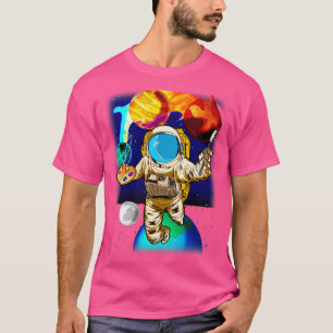 Astronautenkünstlerisches Maleruniversum G T-Shirt